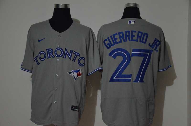 Blue Jays 27 Vladimir Guerrero Jr. Gray 2020 Nike Flexbase Jersey,We sell and wholesale Blue Jays 27 Vladimir Guerrero Jr. Gray 2020 Nike Flexbase Jersey on line form chian!